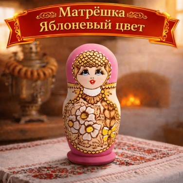 Матрешка Яблоневый цвет