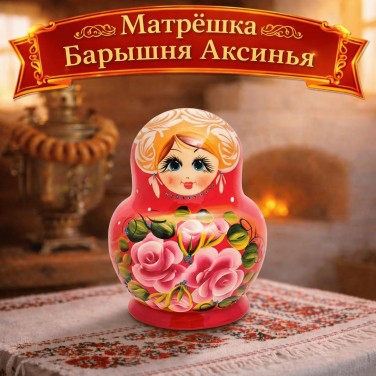 Матрешка Барышня Аксинья