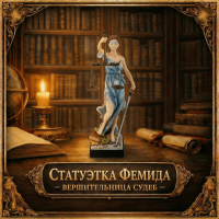Статуэтка Фемида - вершительница судеб