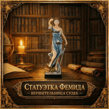Статуэтка Фемида - вершительница судеб
