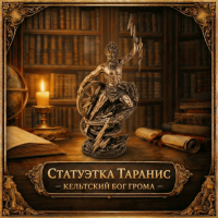 Статуэтка Таранис - кельтский бог грома