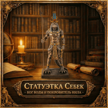 Статуэтка Себек - бог воды и покровитель Нила
