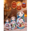 Матрешка - неваляшка Машенька и Дед Мороз - Фото № 2