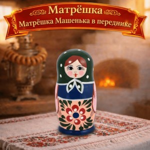 Матрешка Машенька в переднике
