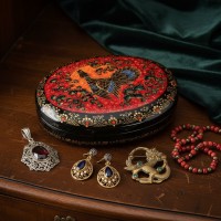 Шкатулка Одинокий глухарь (ручная работа)