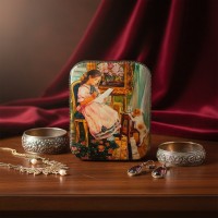 Шкатулка Уроки рисования (ручная работа)