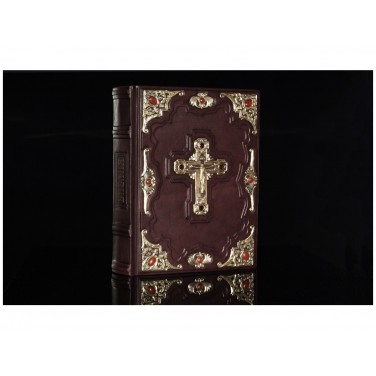 Подарочная книга Библия с иллюстрациями Доре (бронзовые накладки)