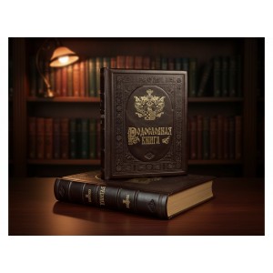 Родословная книга Золотая серия (кожа)