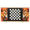Подарочные нарды и шашки Огненный лев - Фото № 3