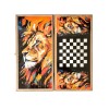 Подарочные нарды и шашки Красочный лев - Фото № 3