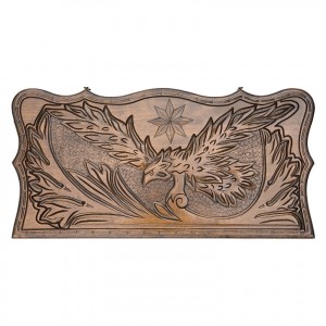 Резные нарды и шашки Полёт орла