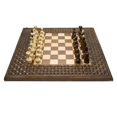 Резные шахматы и нарды Аксоран