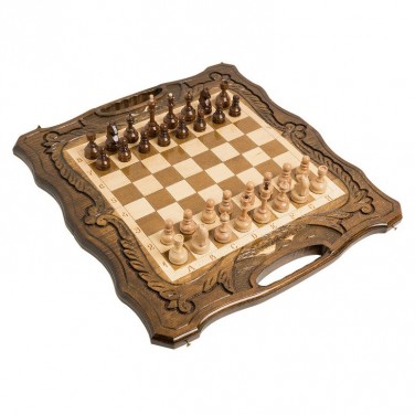 Резные шахматы и нарды Дуарте