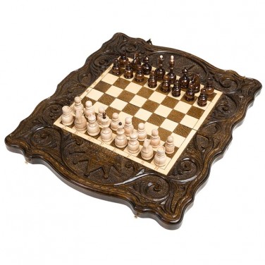 Резные шахматы и нарды Демир