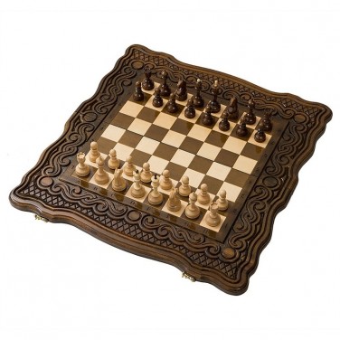 Резные шахматы и нарды Вейката