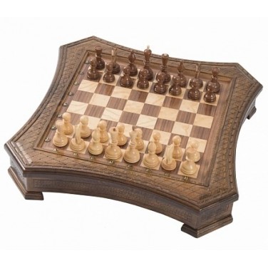 Резные шахматы Сирийские (в ларце)