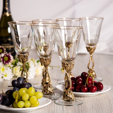 Набор фужеров для шампанского Нежность (в шкатулке)