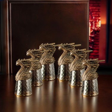 Набор стопок-перевертышей Взгляд дракона (в шкатулке)