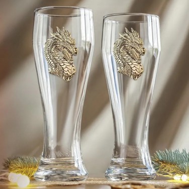 Набор бокалов для пива Два дракона (в коробке)