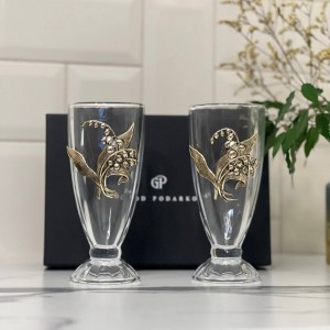 Набор бокалов для коктейля Золотистый ландыш