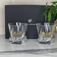 Набор бокалов для виски Золотая корона (в коробке)