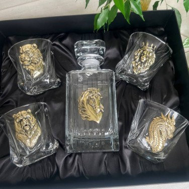 Набор для виски Благородные звери (в коробке)