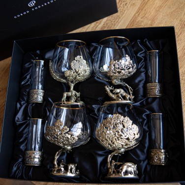 Набор для крепких напитков Знатная охота (в коробке)