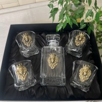 Набор для виски Львиный мир (в коробке)