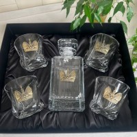 Набор для виски Золотая корона (в коробке)