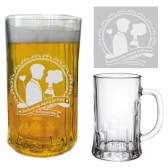 Пивная кружка Мужу за веру и верность