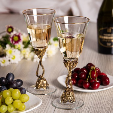 Набор бокалов для вина Романтический (в ларце)