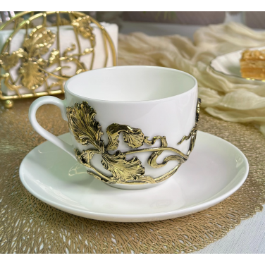 Чайная пара Золотистый ирис