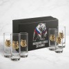 Набор стопок для водки Российский медведь Набор стопок для водки Российский медведь - Фото № 2