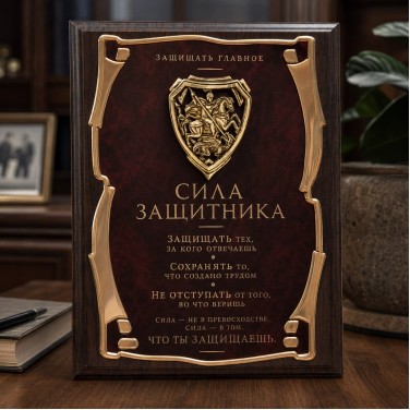 Настольное панно Сила защитника