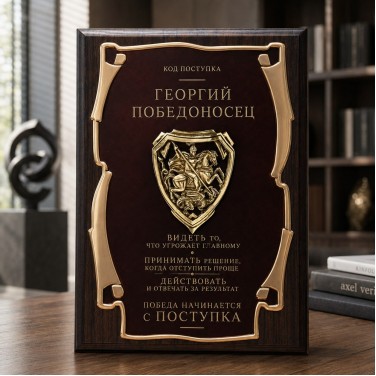 Настольное панно Георгий Победоносец