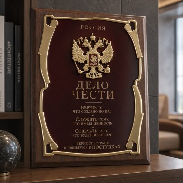 Настольное панно Дело чести