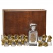 Набор для водки со штофом Царица змей (в шкатулке)