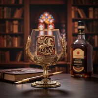 Бокал для коньяка Георгий Победоносец - символ Москвы