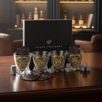 Набор бокалов для виски Святой Георгий Победоносец (в коробке)