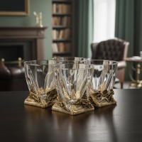 Набор бокалов для виски Охотник и кабан (в коробке)