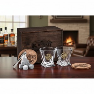 Набор бокалов для виски Зодиак - Рак (в футляре)