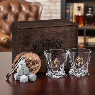 Набор бокалов для виски Зодиак - Дева (в футляре)