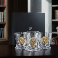 Набор бокалов для виски Знак дракона (в коробке)
