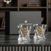 Набор бокалов для виски Золотая кобра (в коробке)