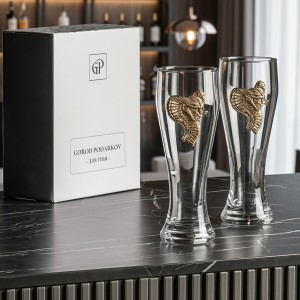 Набор бокалов для пива Удачная парочка (в коробке)