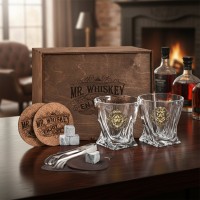 Набор бокалов для виски Зодиакальные львы (в шкатулке)