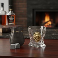 Бокал для виски Зодиак - Лев (в коробке)