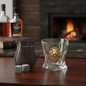 Бокал для виски Зодиак - Лев (в коробке)