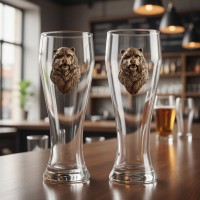 Набор бокалов для пива Русский медведь (в коробке)