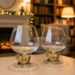 Набор бокалов для коньяка Статная лошадь (в коробке)